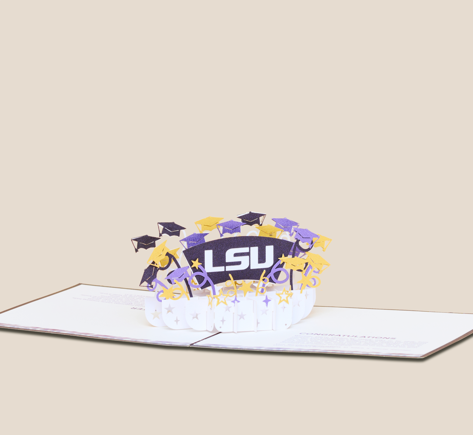 Louisiana State University Graduation Card